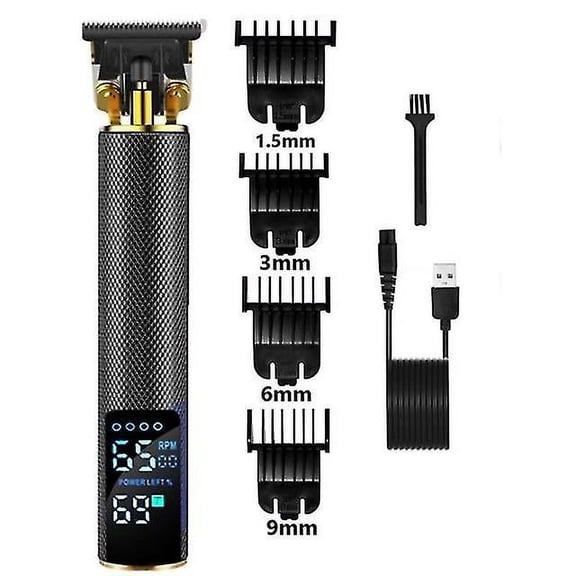 Baldheaded Hair Clipper 0mm Electric Hair Trimmer Rechargeable Cordless For Men Beard Trimmer Cutting Machine