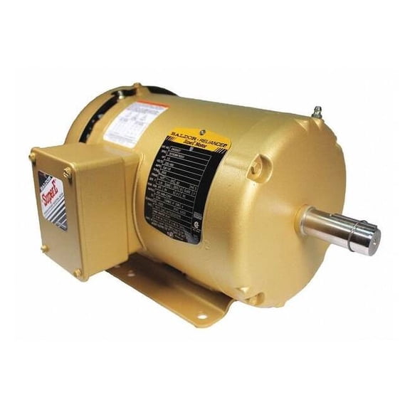 Three-Phase General Purpose Motor, 1 1/2 HP, 143T Frame, 208-230/460V AC Voltage