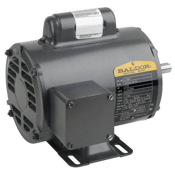 Baldor-Reliance GP Motor,1 HP,1,725 RPM,115/230V AC,143T L1318T