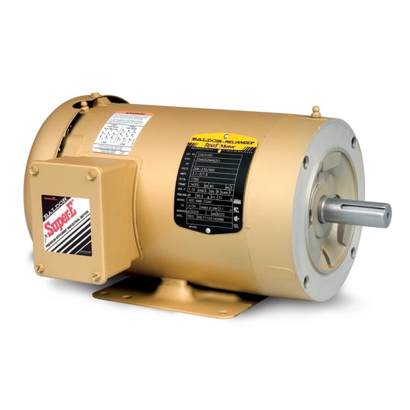 Three-Phase General Purpose Motor, 10 HP, 215TC Frame, 230/460V AC Voltage, 1,770 Nameplate RPM