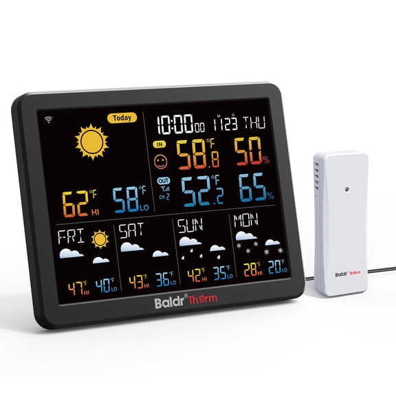 BaldrTherm WiFi Weather Station with 5-Day Forecast