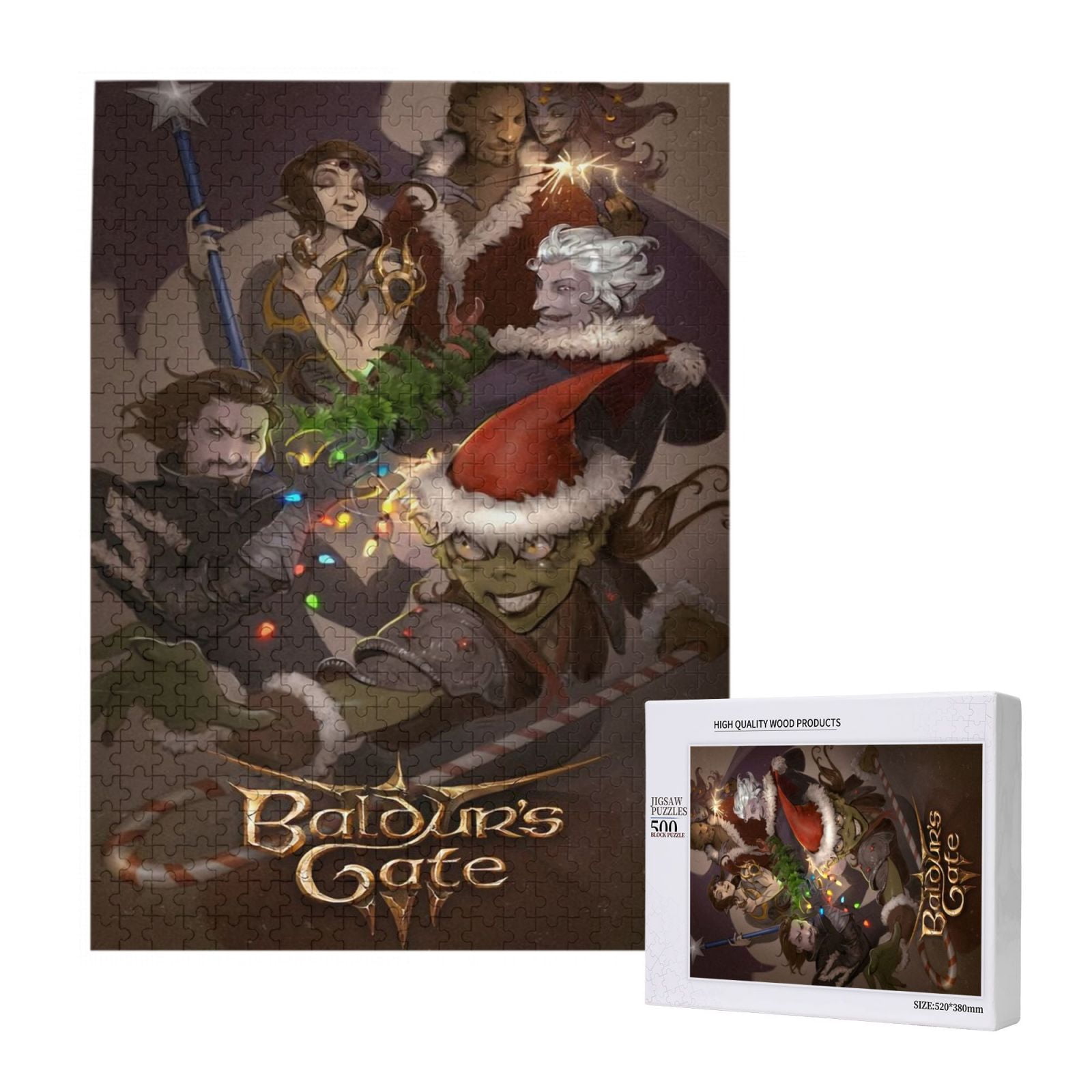 Baldur'S Gate Jigsaw Puzzle 300 500 1000 Piece Colorful Puzzles Gifts ...
