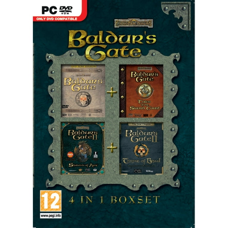 Baldur's Gate: 4 in 1 Boxset [PC] - Walmart.com