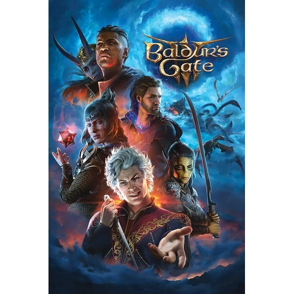 Baldur's Gate III, Game Poster - Wall Art