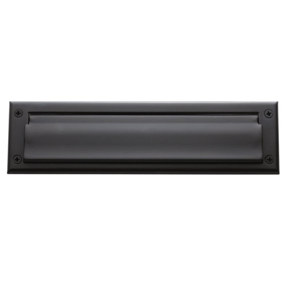 Baldwin 0012.102 Open Package Size Letter Box Plate, Oil Rubbed Bronze