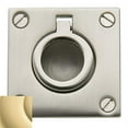 thumbnail image 1 of Baldwin 00393031 Flush Ring Pull, Non-Lacquered Brass, 1 of 7