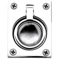 thumbnail image 1 of Baldwin 00394260 Flush Ring Pull, Polished Chrome, 1 of 2