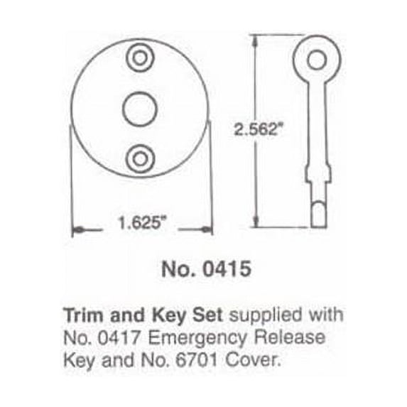Baldwin 00415112 Mortise Door Bolt, Aged Bronze