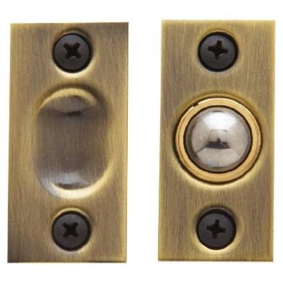Open Box Baldwin 00425031 Adjustable Ball Catch, Non-Lacquered Brass