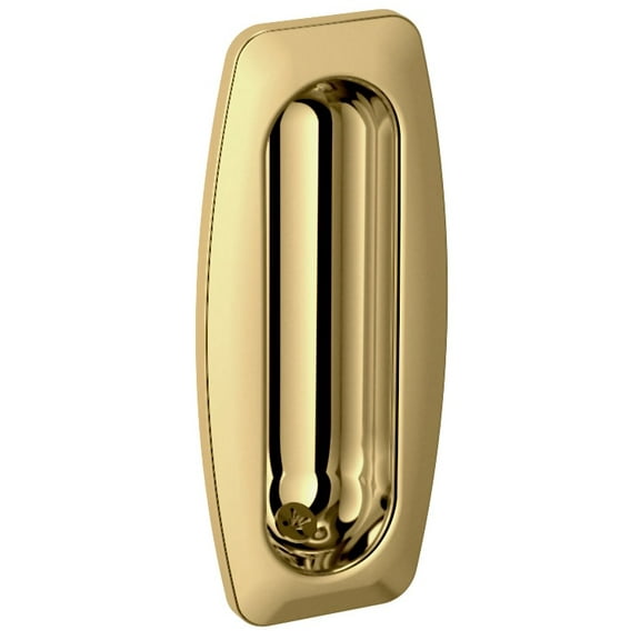 Baldwin 00458031 Flush Pull, Non-Lacquered Brass