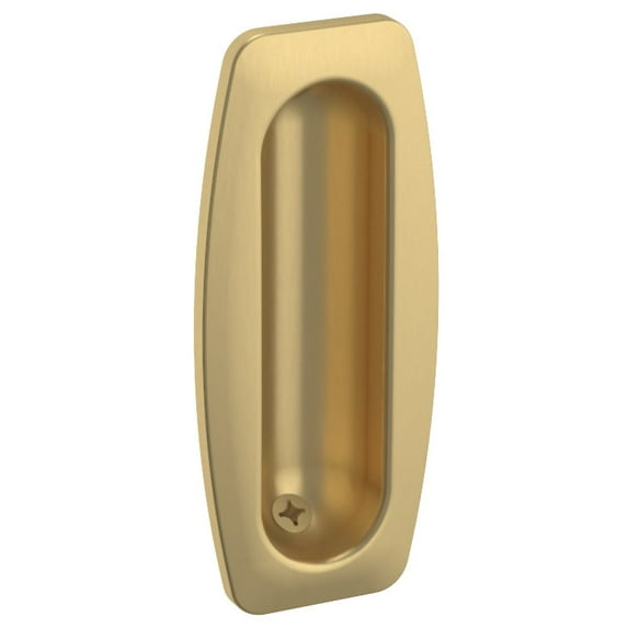 Baldwin 00458033 Flush Pull, Vintage Brass