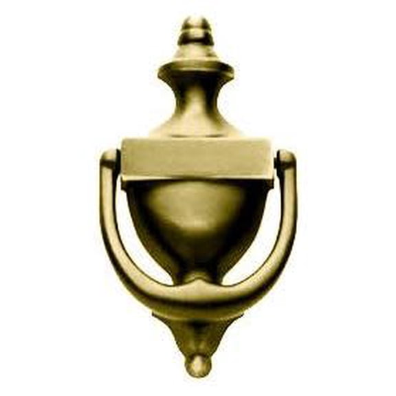 Baldwin 0102044 Colonial Style Solid Brass Door Knocker - Brass