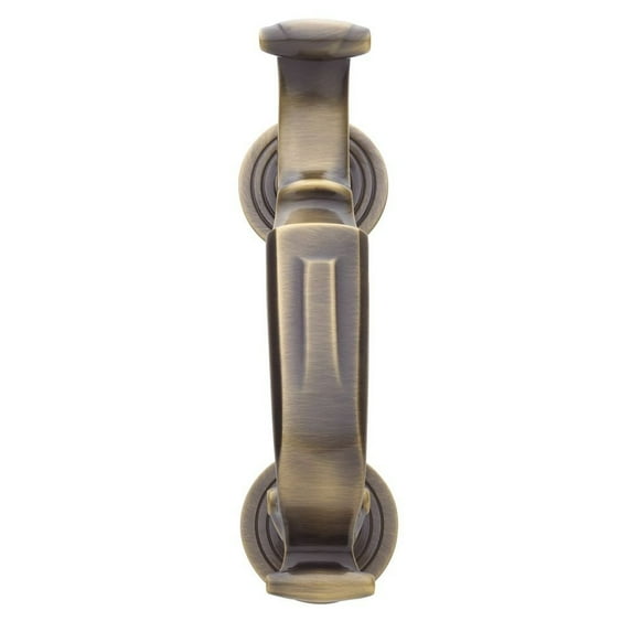 Baldwin 0113050 S Door Knocker, Antique Brass