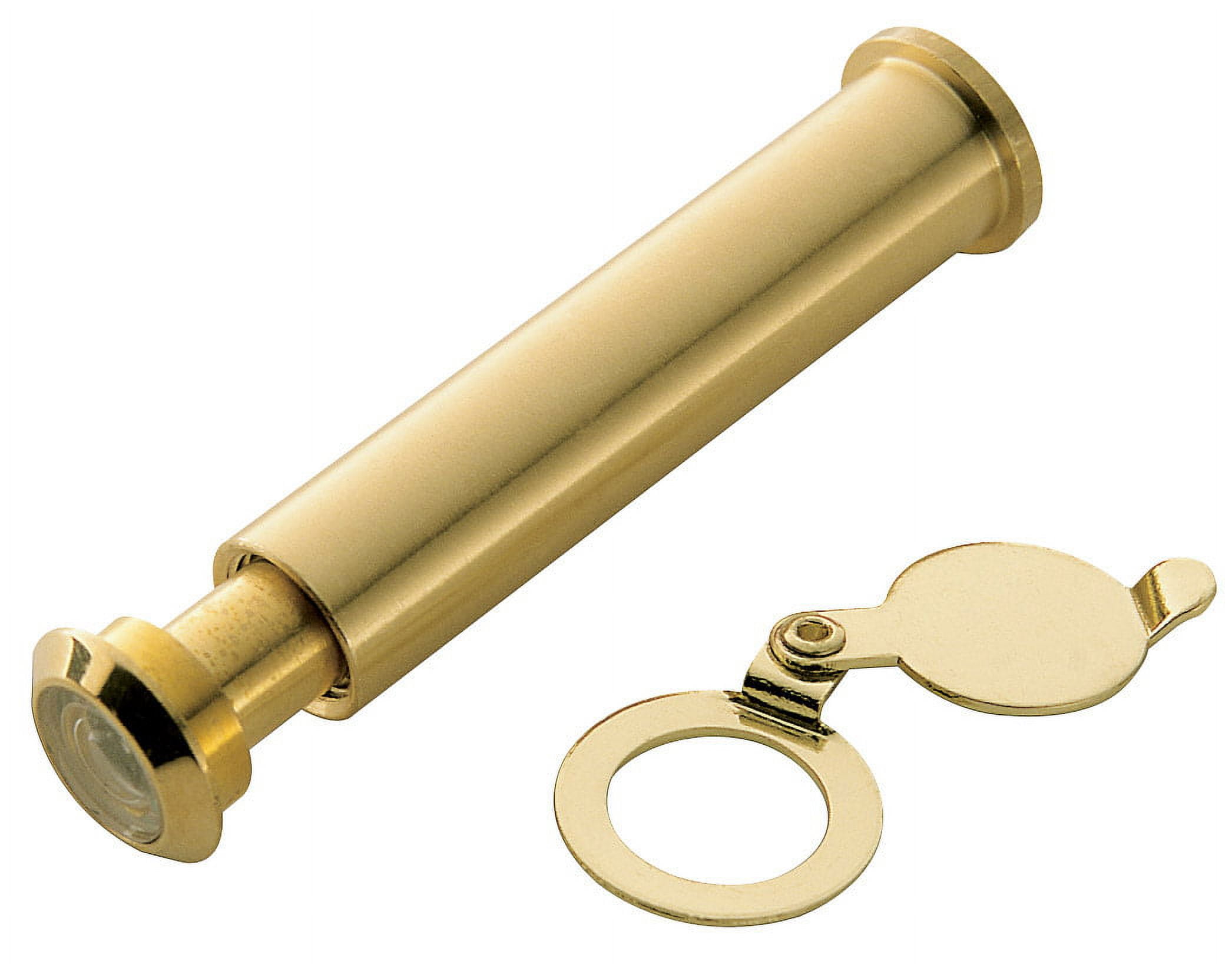 Polished Brass 180 Degree Door Viewer with Interior Shutter