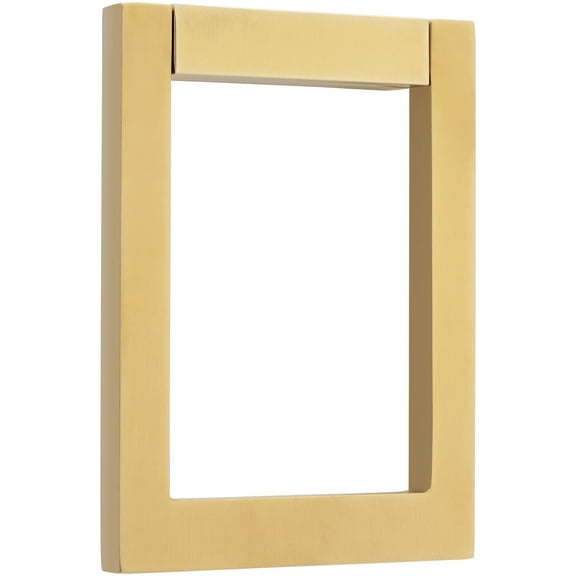 Baldwin 0183044 Contemporary Rectangular Door Knocker From The Estate Collection - Brass