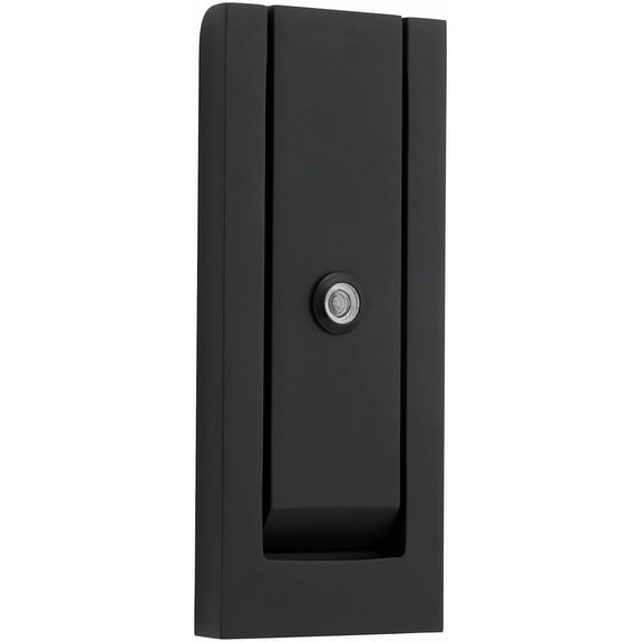 Baldwin 0185190 Modern Rectangular Door Knocker - Black