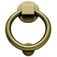 thumbnail image 1 of Baldwin 0195 Ring Style Solid Brass Door Knocker - Brown, 1 of 2