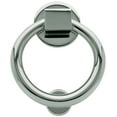 thumbnail image 1 of Baldwin 0195 Ring Style Solid Brass Door Knocker - Chrome, 1 of 7