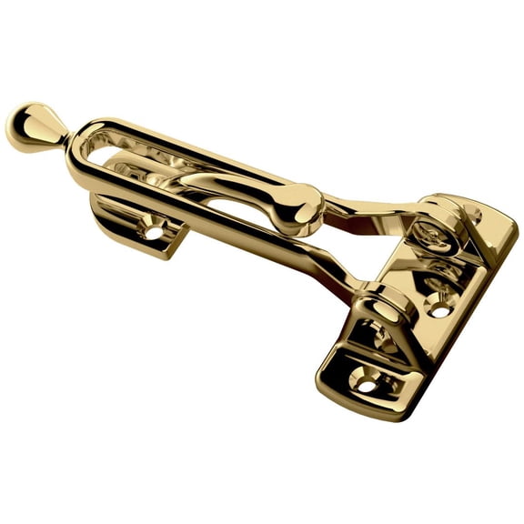 Baldwin 0250 Solid Brass Security Door Guard - Brass