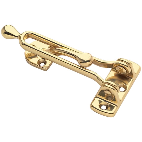 Baldwin 0250 Solid Brass Security Door Guard - Brass