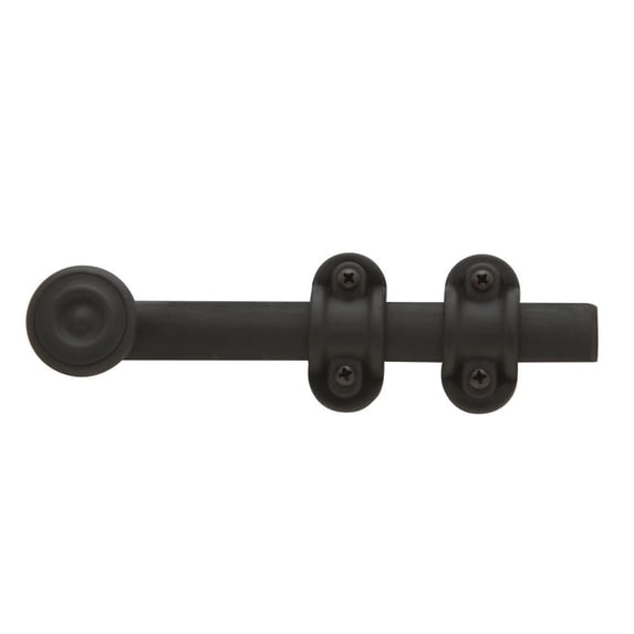 Baldwin Estate 0379.102 General Purpose Surface Bolt in Oil Rubbed Bronze, 6"