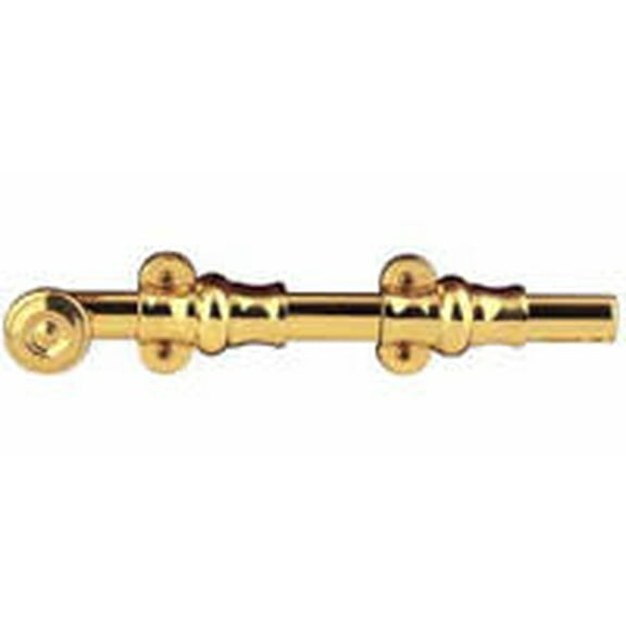 Baldwin 0383003 24 in. Surface Bolt, Brass