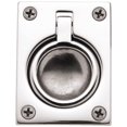 thumbnail image 1 of Baldwin 0394055 Flush Ring Pull, Lifetime Bright Nickel, 1 of 7