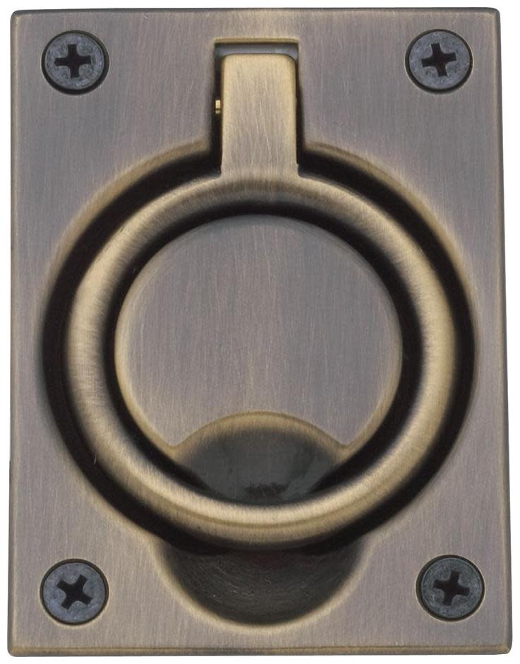 Baldwin 0395050 2-1/2" X 3-5/16" Flush Cabinet Pull - Black