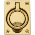 thumbnail image 1 of Baldwin 0395031 Flush Ring Pull, Unlacquered Bright Brass, 1 of 7