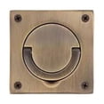 thumbnail image 1 of Baldwin 0397260SOL Flush Ring Pull with Solid Spindle, Bright Chrome, 1 of 1