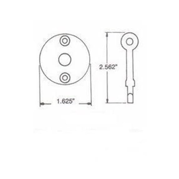 Baldwin 0415260 Modern Emergency Release Trim