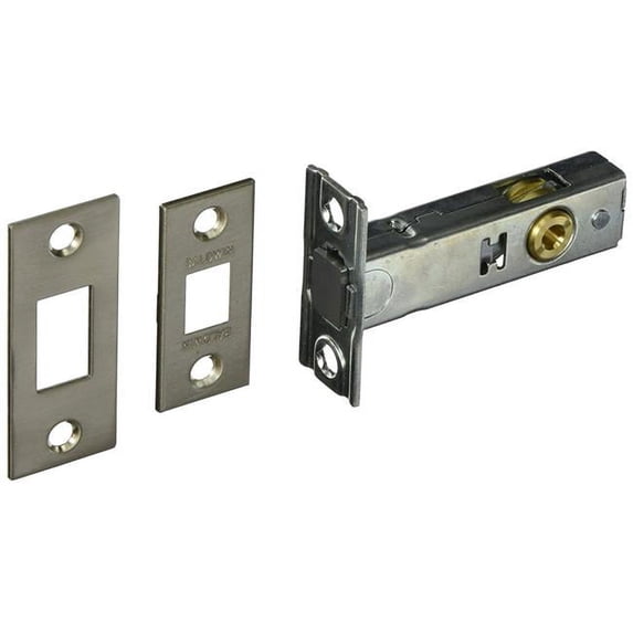 Baldwin 0418150LTP Mortise Door Bolt Less Turn Piece, Satin Nickel