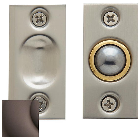 Baldwin 0425112 Solid Brass Adjustable Ball Catch - Bronze