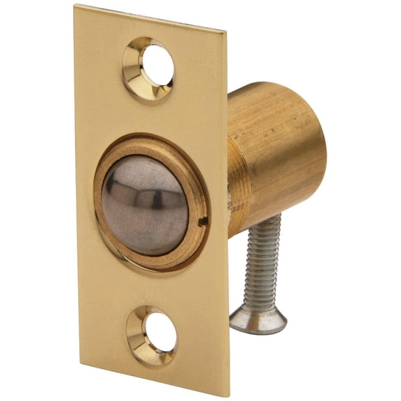 Baldwin 0426003 Adjustable Ball Catch, Lifetime Polished Brass