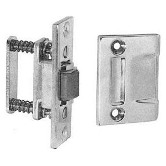 Baldwin 0430055 Roller Latch, Bright Nickel