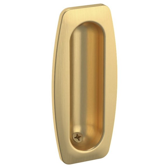 Baldwin 0458 Solid Forged Brass Colonial Style Flush Pull - Brass