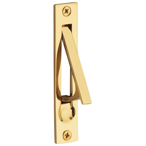 Baldwin 0465 3/4" X 3-7/8" Solid Brass Edge Pull - Brass