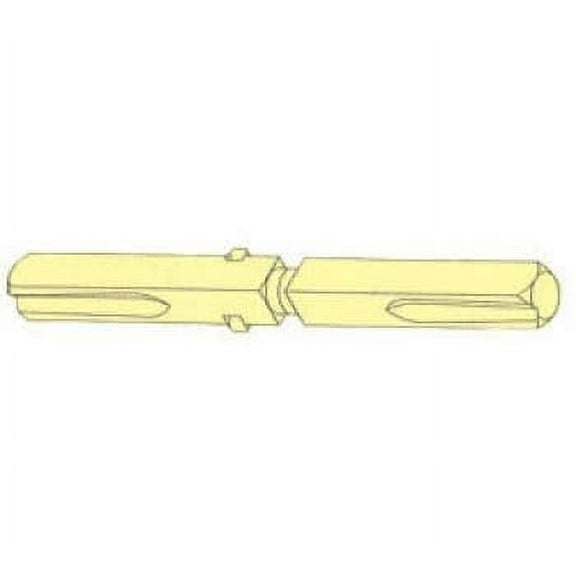 Baldwin 0524004A 5.5 Swivel Spindel Transitional Threaded, Electro Plated Steel