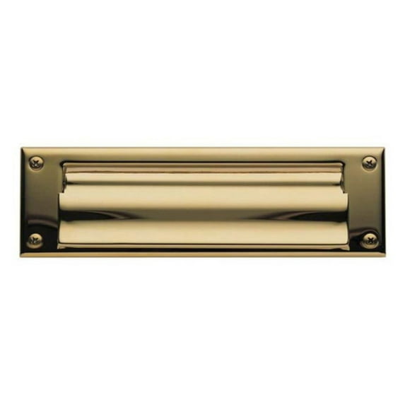 Baldwin 10 in x 3 Brass Mail Slot