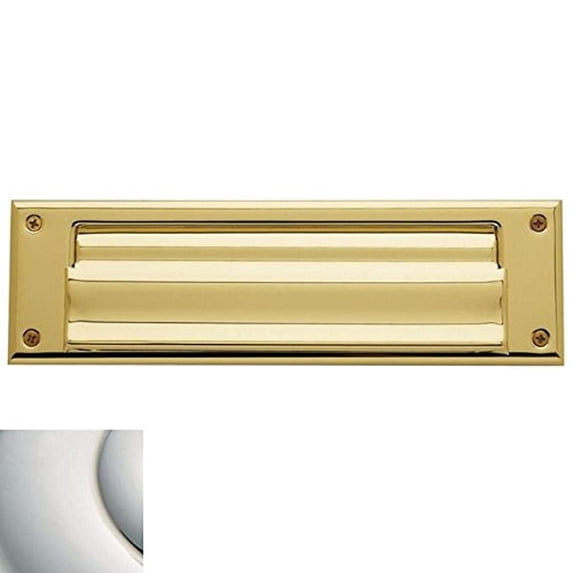 Baldwin 10 in x 3 in Brass Mail Slot
