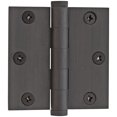 thumbnail image 1 of Baldwin 1030102I 3" X 3" Solid Brass Square Corner Plain Bearing Mortise Hinge - Bronze, 1 of 2