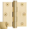 thumbnail image 1 of Baldwin 1030040I 3 x3 in. Square Mortise Hinge, Satin Brass, 1 of 7