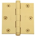 thumbnail image 1 of Baldwin 1035003I 3.5 x 3.5 in. Square Mortise Hinge, Brass, 1 of 7