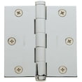thumbnail image 1 of Baldwin 1035260I 3-1/2" Wide Plain Bearing Square Corner Mortise Door Hinge From The, 1 of 7