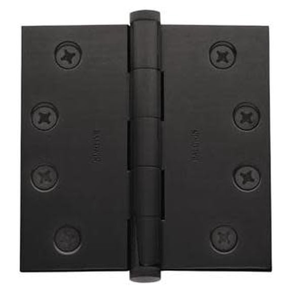 Baldwin 1040190I Square Mortise Hinge, Black