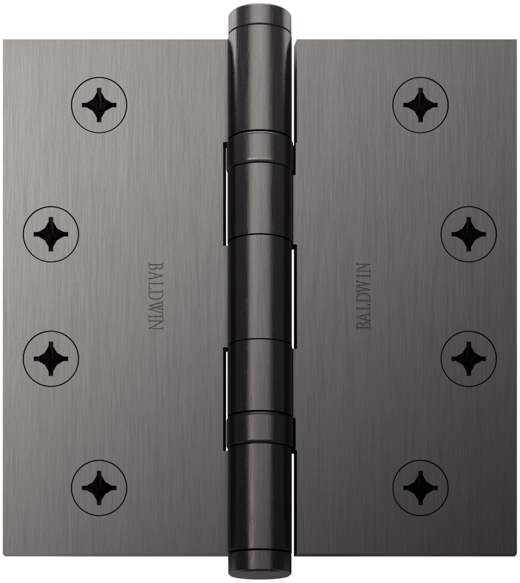 Graphite Nickel Solid Brass 4" x 4" Ball Bearing Mortise Hinge