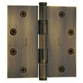 thumbnail image 1 of Baldwin 1041050I 4 x 4 in. Ball Bearing Hinge, Satin Brass & Black, 1 of 1