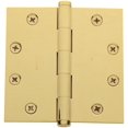 thumbnail image 1 of Baldwin 1045003I 4.5 x 4.5 in. Square Corner Hinge, Polished Brass, 1 of 1