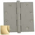 thumbnail image 1 of Baldwin 1045031I 4.5 x 4.5 in. Square Corner Hinge, Non-Lacquered Brass, 1 of 1