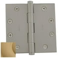 thumbnail image 1 of Baldwin 1045.I 4-1/2" Wide Plain Bearing Square Corner Mortise Door Hinge From The Estate, 1 of 3